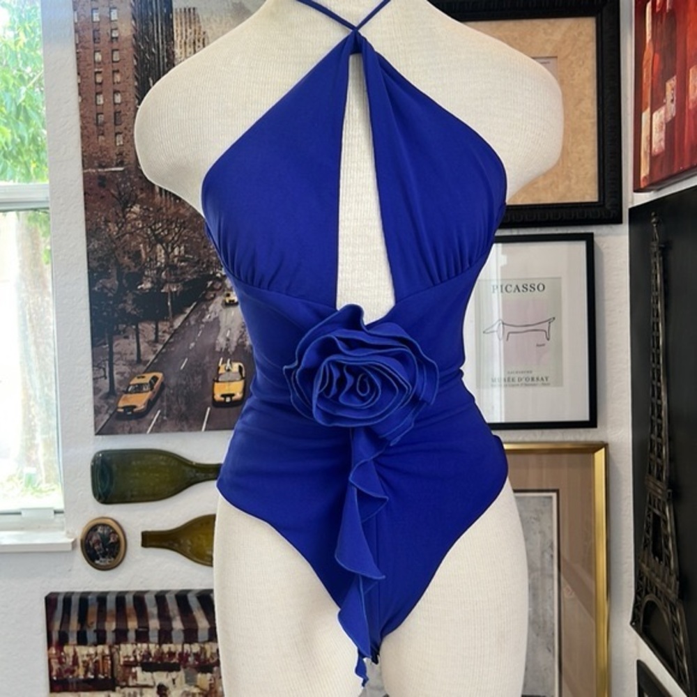 Zara blue bodysuit